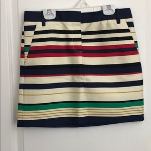 Brand New J. Crew Colorful Striped Skirt